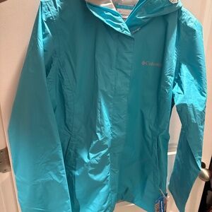 Columbia rain coat
